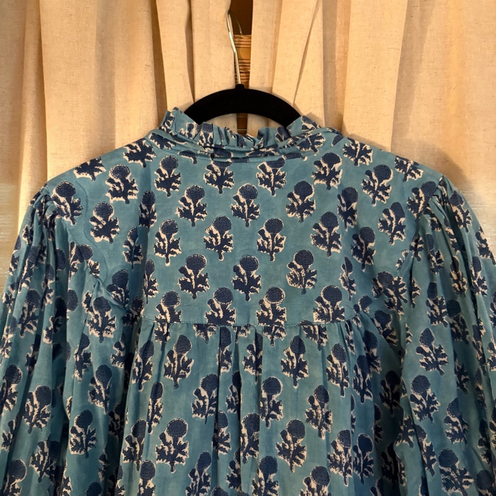 Emerson Fry EMMALINE BLOUSE - LITTLE MARIGOLDS DANUBE ORGANIC - Picture 10 of 10